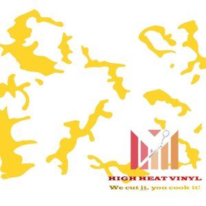 High Heat Duracoat Vinyl Stencil 10" x 12" - Camo 2 styling